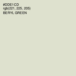 #DDE1CD - Beryl Green Color Image